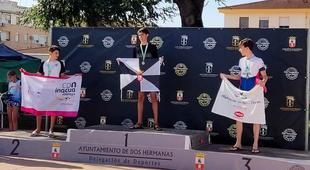 Alejandro López consigue tres oros en el Campeonato de Andalucía alevín y pulveriza varios récords