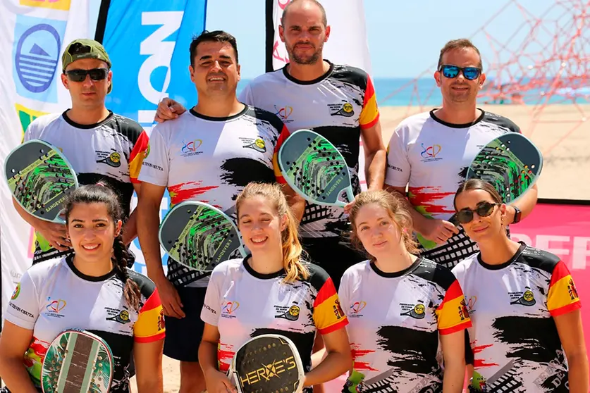 La selecci&oacute;n de Ceuta en el Campeonato de Espa&ntilde;a de Tenis Playa