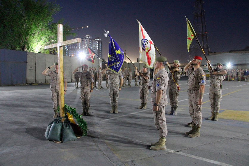 Parada militar del GREG 54 en Irak / Ejercito de Tierra