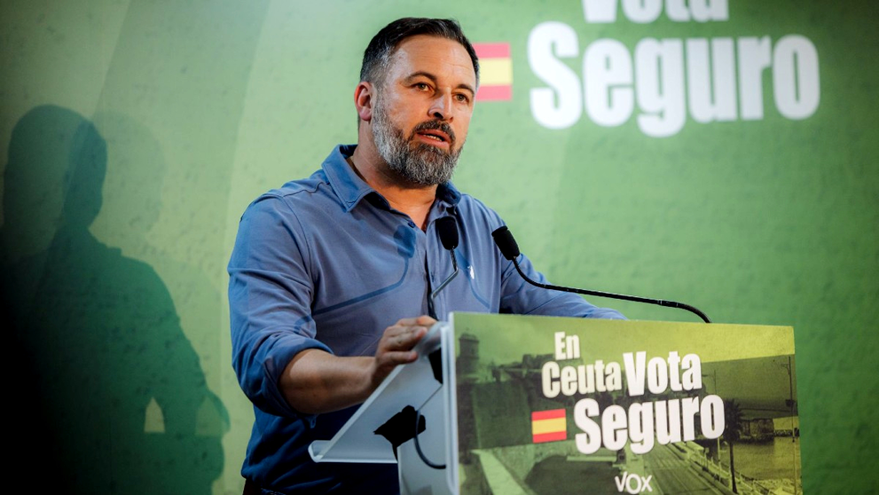 Abascal durante una de sus visitas a Ceuta