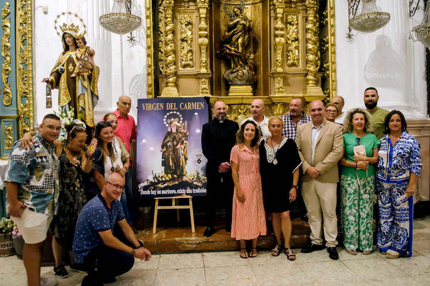 Presentación del cartel de la Virgen del Carmen 2023