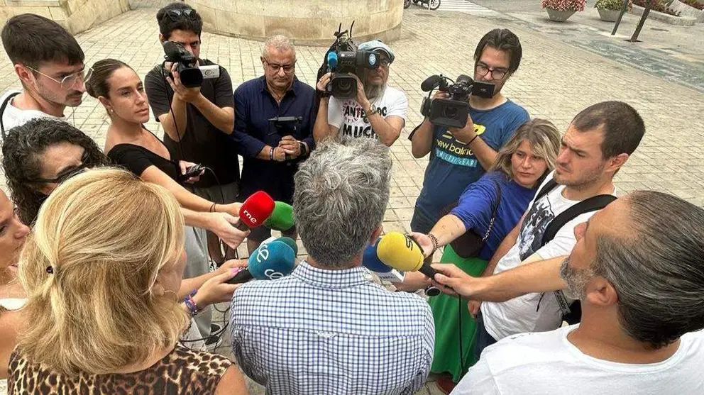  Los candidatos del PSOE ceut&iacute; al Congreso y Senado han vuelto a comparecer ante los medios de comunicaci&oacute;n 
