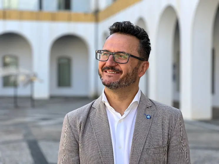 Salvador Del Barrio, durante la entrevista con Ceuta Televisi&oacute;n/ Dani Hern&aacute;ndez