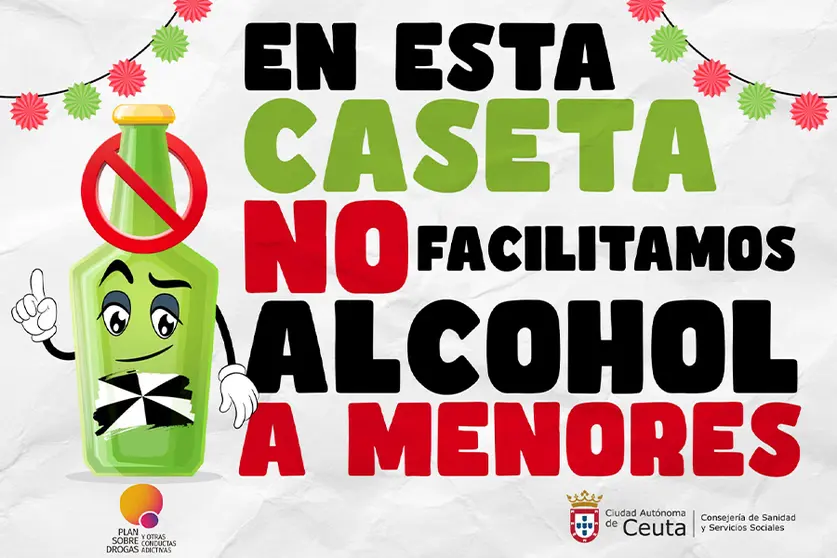 Cartel distribuido en las casetas de la Feria