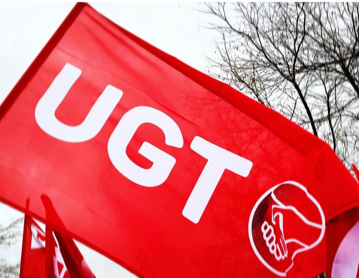 Bandera de la UGT/ Archivo