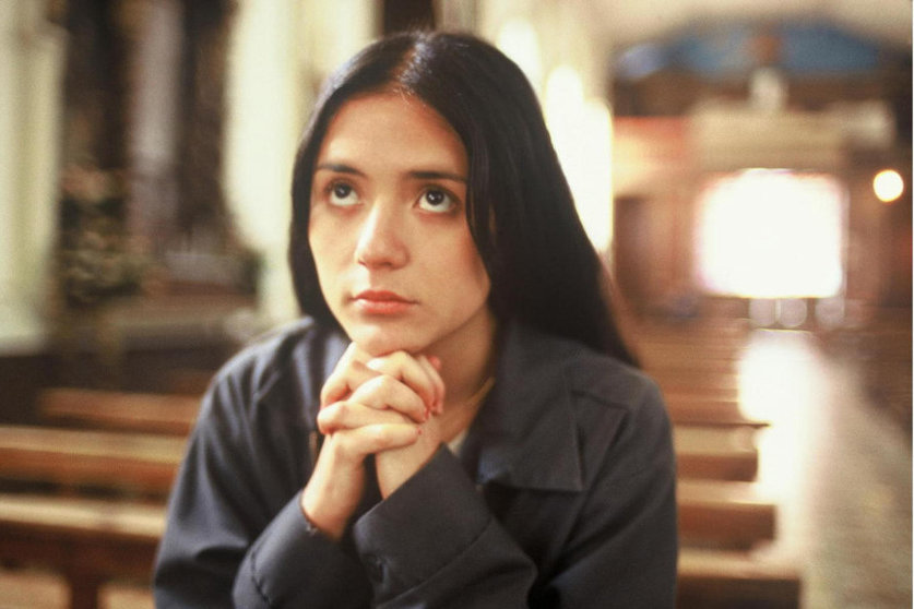 Catalina Sandino Moreno, durante un instante de la película