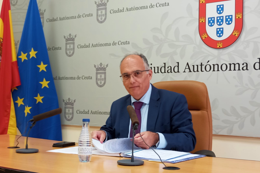 Alberto Gait&aacute;n, durante su comparecencia de este mi&eacute;rcoles/ Juanjo Coronado