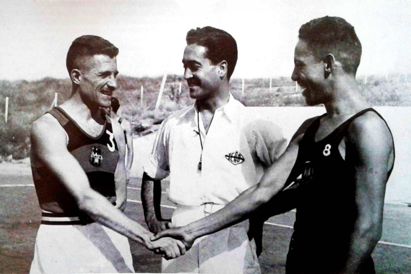 Fernando Font, a la  izquierda, siendo jugador del FC Barcelona