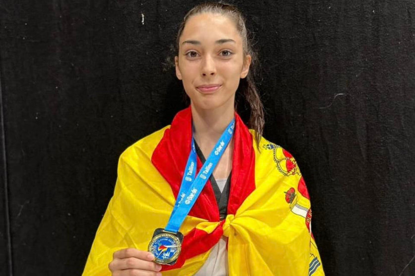 Lena Moreno, campeona de Europa de Taekwondo/ RR.SS