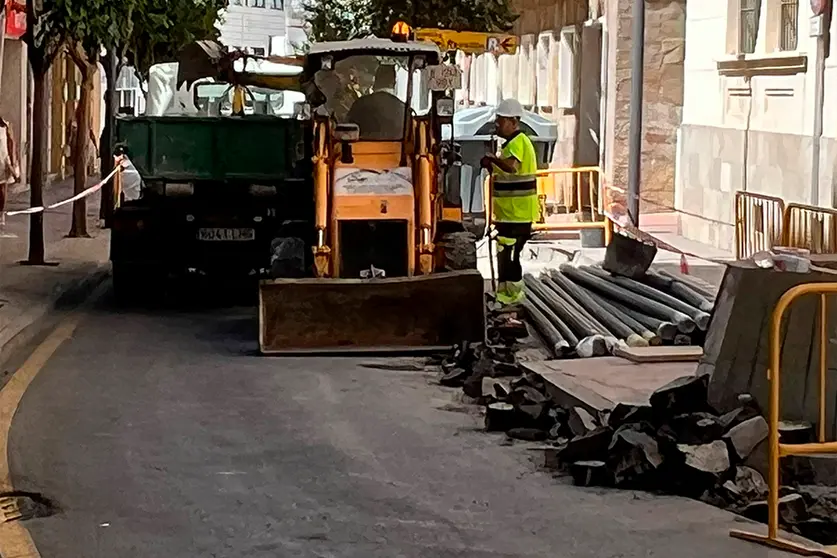 Obras en la Calle Cervantes / Daniel Hern&aacute;ndez