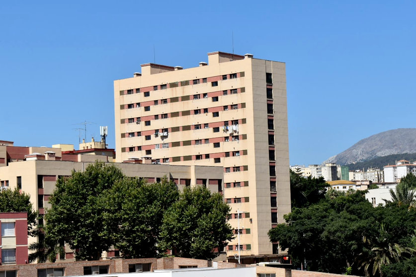 Grupo de viviendas en la Ciudad Autónoma de Ceuta 