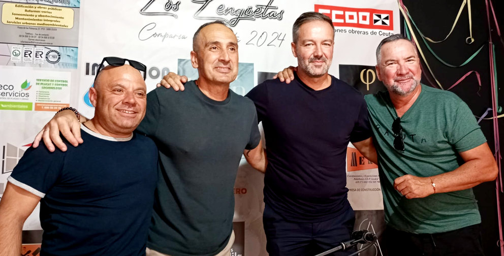 'Pa Piratas nosotros': Pacoli, Carli, Sergio y Subiela, de izquierda a derecha/ Juanjo Coronado