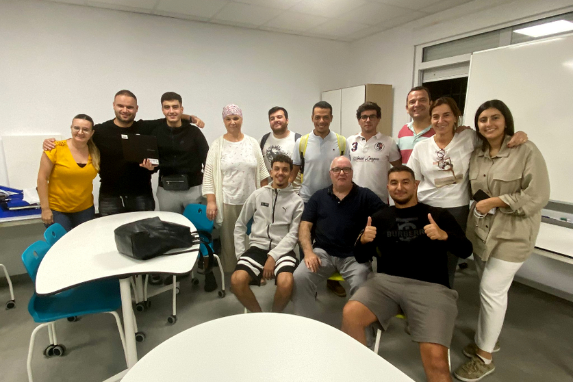 Alumnos participantes en el Hackathon RetODS II / CIFP 1