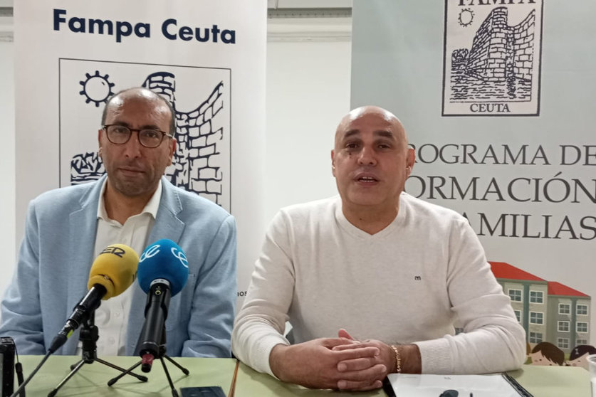 Los presidentes de las FAMPAS de Ceuta y Melilla, Mohamed Alí y Joan Casares/ Juanjo Coronado