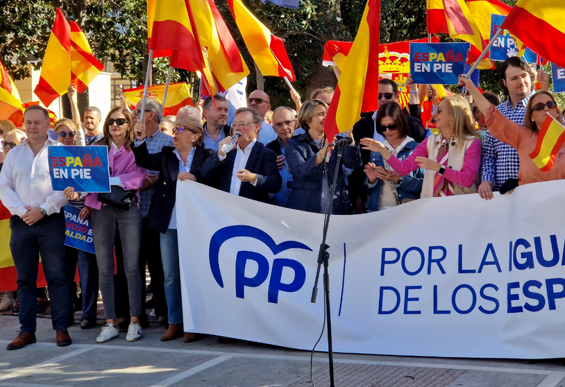 Manifestaci&oacute;n del Partido Popular en contra de la Amnist&iacute;a y por la igualdad de los espa&ntilde;oles / Archivo