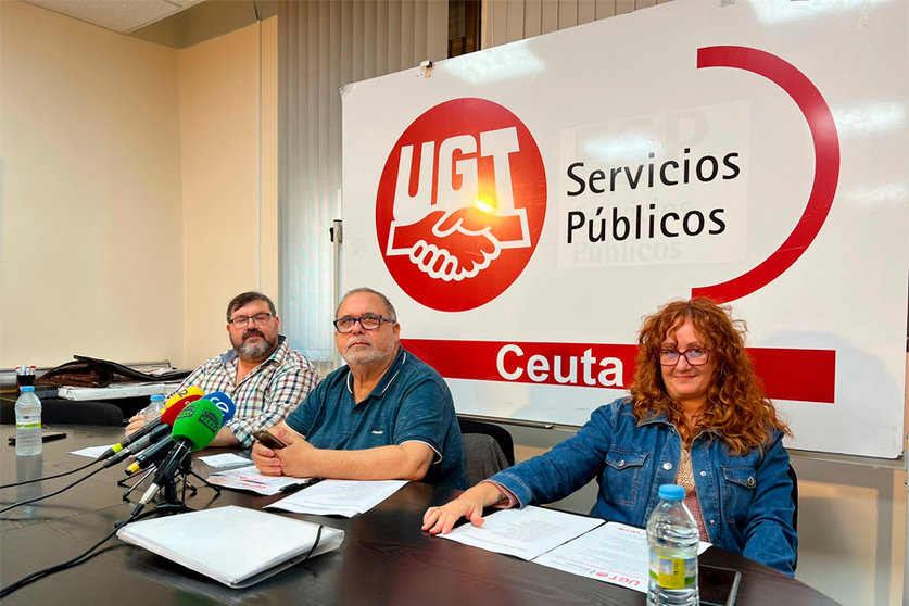 Representantes de UGT en la Ciudad Autónoma/ Archivo