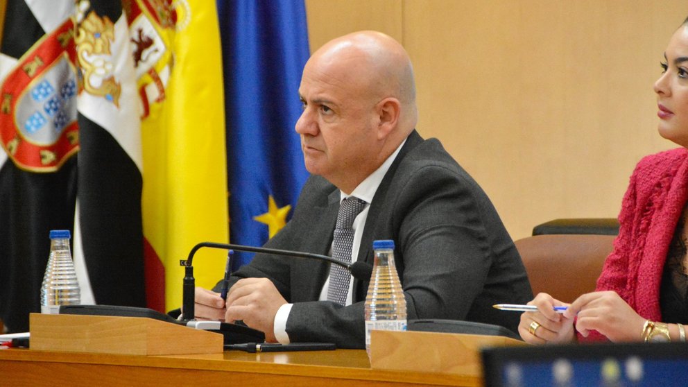 Juan Gutiérrez durante una sesión plenaria / Archivo