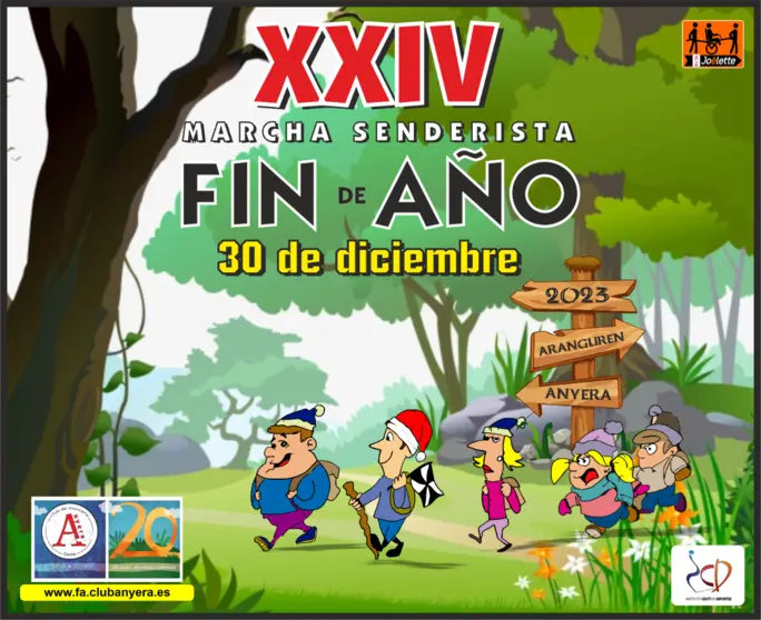 'Anyera' presenta su tradicional marcha Senderista de 'Fin de A&ntilde;o'