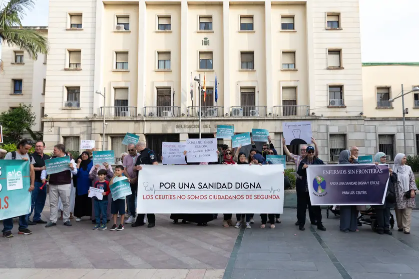 Concentraci&oacute;n por una sanidad digna/ Cedida