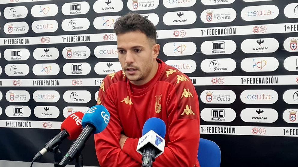 Pedro López, portero de la AD Ceuta FC(1)