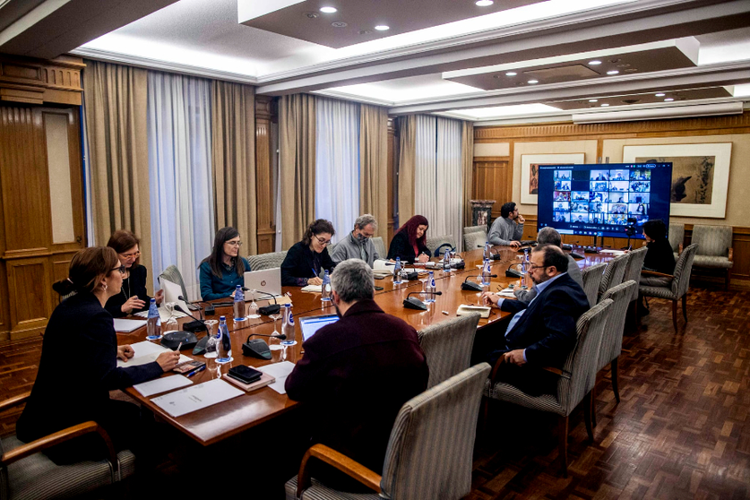 M&oacute;nica Garc&iacute;a durante la reuni&oacute;n del Consejo Interterritorial del Sistema Nacional de Salud _ Ministerio de Sanidad / Archivo