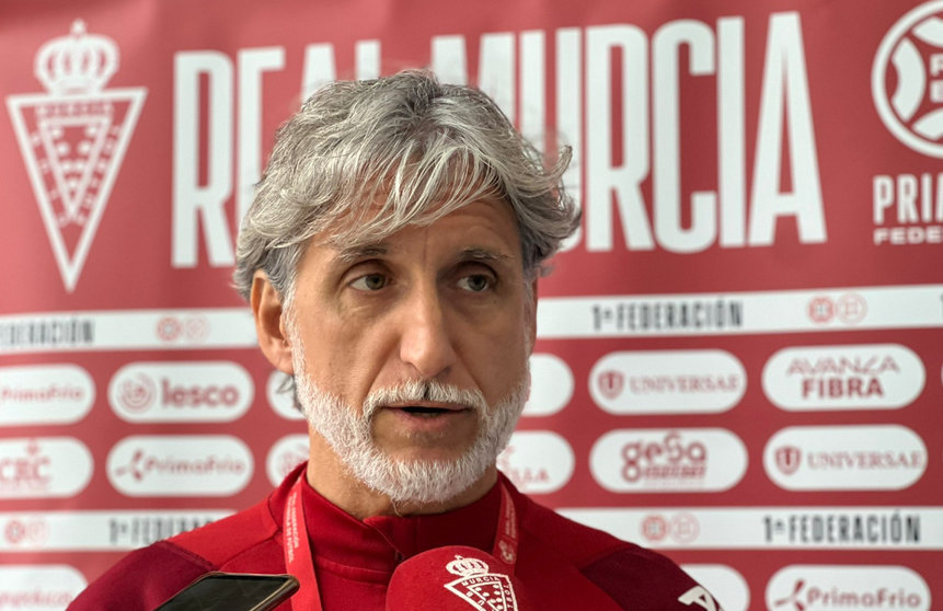 Pablo Alfaro, entrenador del Real Murcia