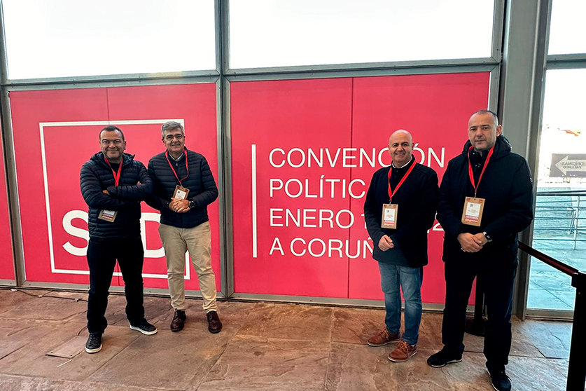 El PSOE Ceutí participa en la convención política en A Coruña
