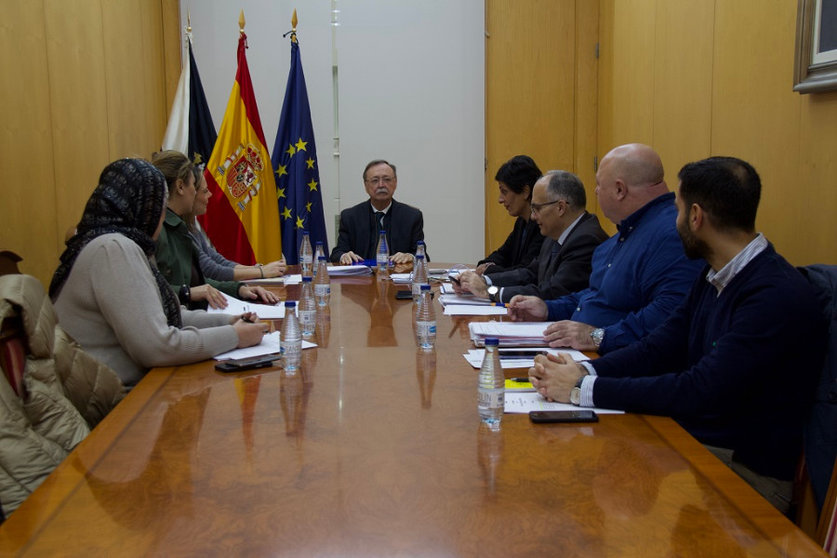 Vivas, reunido hoy con el Grupo Parlamentario del PP/ Foto: Ciudad Autónoma