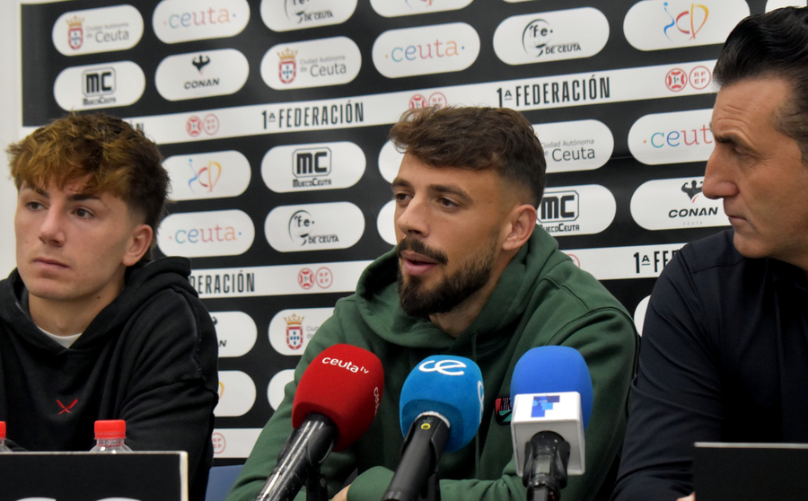 Cristian Rodr&iacute;guez, jugador de la AD Ceuta FC