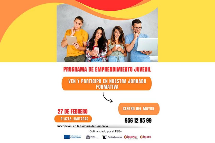 Jornadas de Emprendimiento Joven organizadas por la Cámara de Comercio e INCYDE