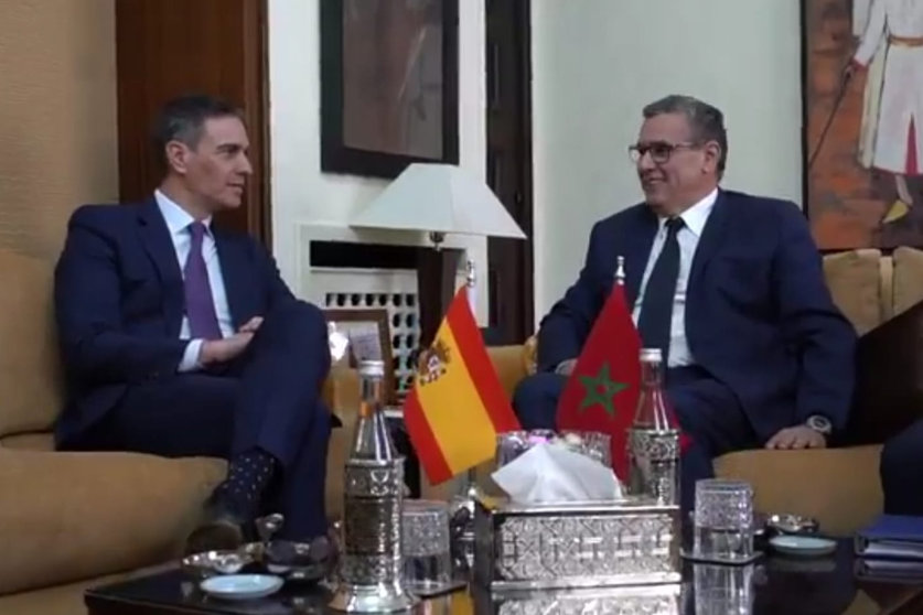 Reunión entre Pedro Sánchez y el jefe del Gobierno de Marruecos / Moncloa