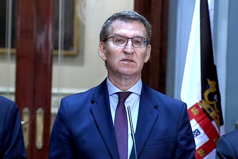 N&uacute;&ntilde;ez Feij&oacute;o durante su comparecencia de este jueves en el Senado