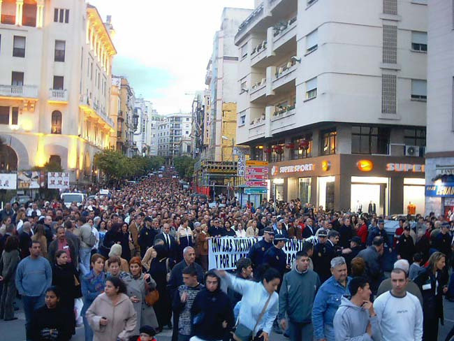 Manifestación del 12 de marzo en Ceuta/ Conoceceuta.com