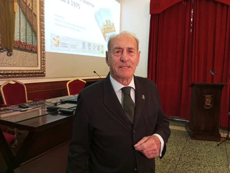 Carlos Blond, antes de su conferencia/ Juanjo Coronado