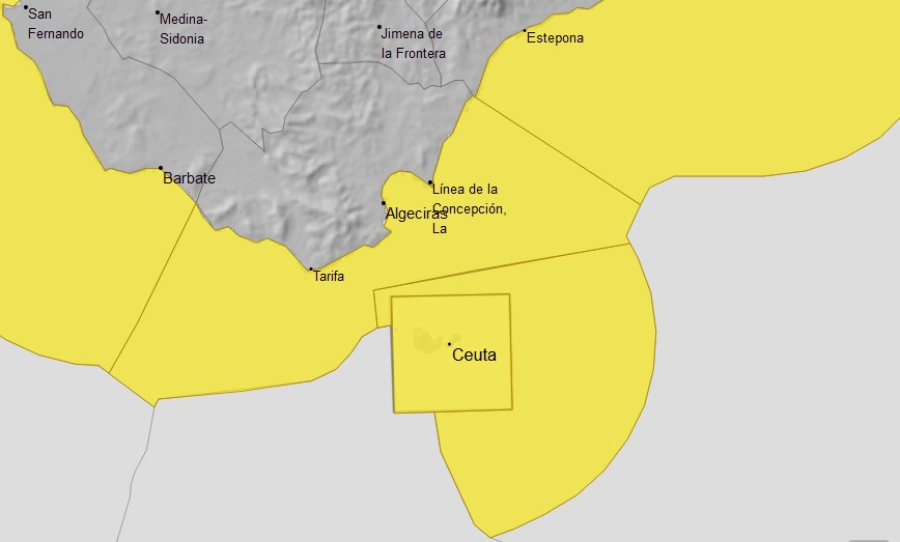 Ceuta, en alerta amarilla este Domingo de Resurrecci&oacute;n / AEMET
