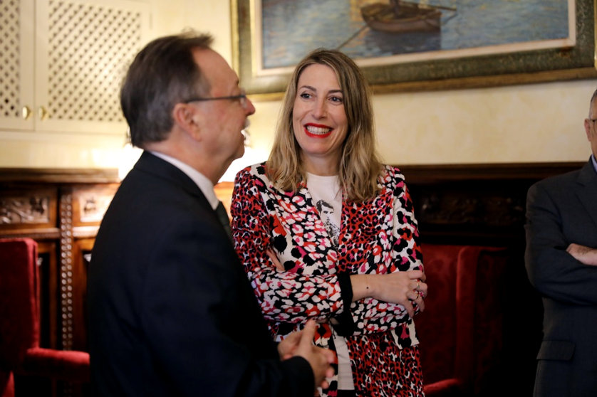 El presidente de la Ciudad, Juan Vivas, junto a la presidenta extremeña. María Guardiola / Ciudad Autónoma de Ceuta