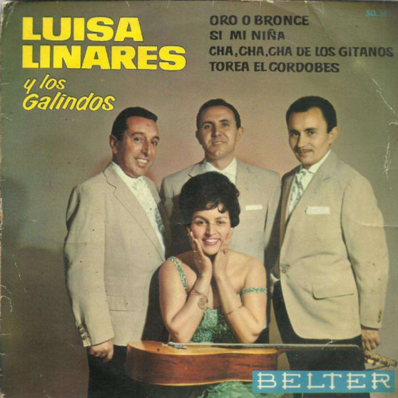 Portada de uno de los discos de Luis Linares y los Galindos