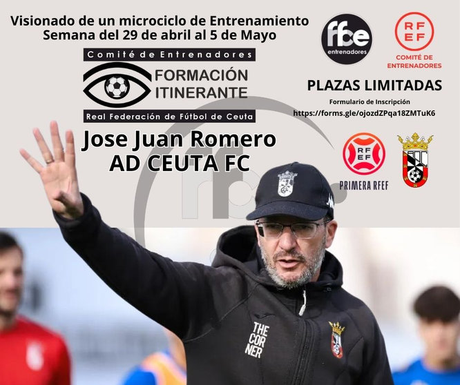 Clase magistral de José Juan Romero para el Comité de Entrenadores de Ceuta 