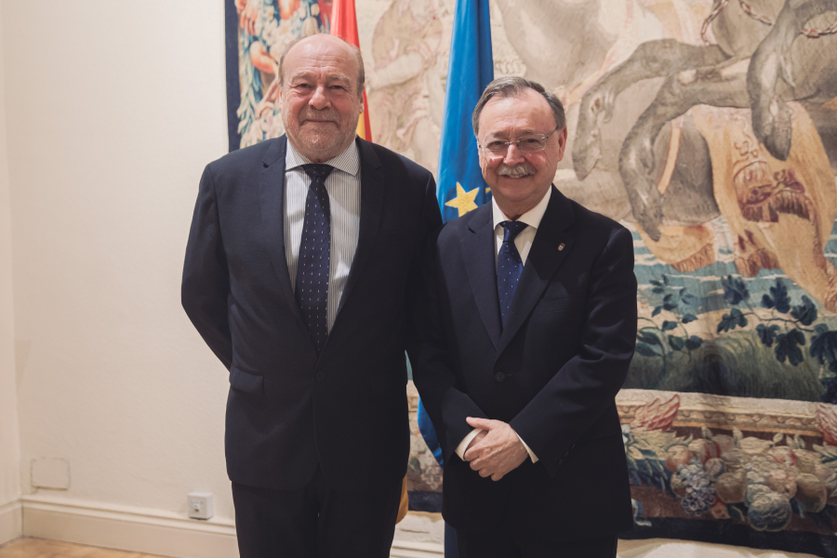 Vivas y el secretario de Estado de Educaci&oacute;n, Jos&eacute; Manuel Bar/ Cediida