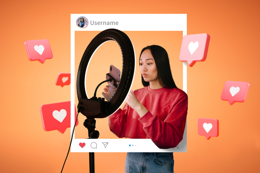 influencers en redes sociales. Imagen de Freepik