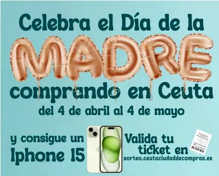 Rosario Andreu, ganadora del iphone del sorteo del 'Centro Comercial Abierto_ por el D&iacute;a de la Madre