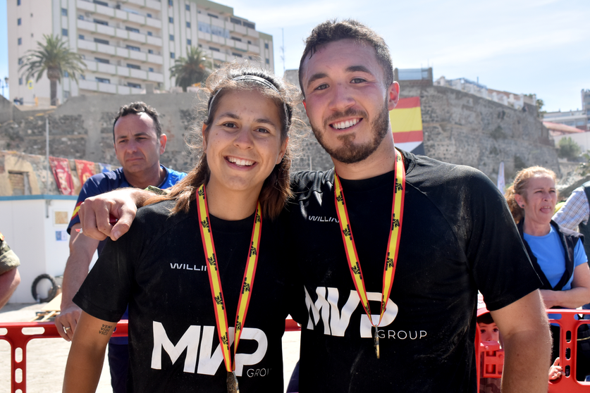 Binomio 'Zapadores', ganador de la categor&iacute;a mixta del Desaf&iacute;o de los 300. Foto: Rafa B&aacute;ez
