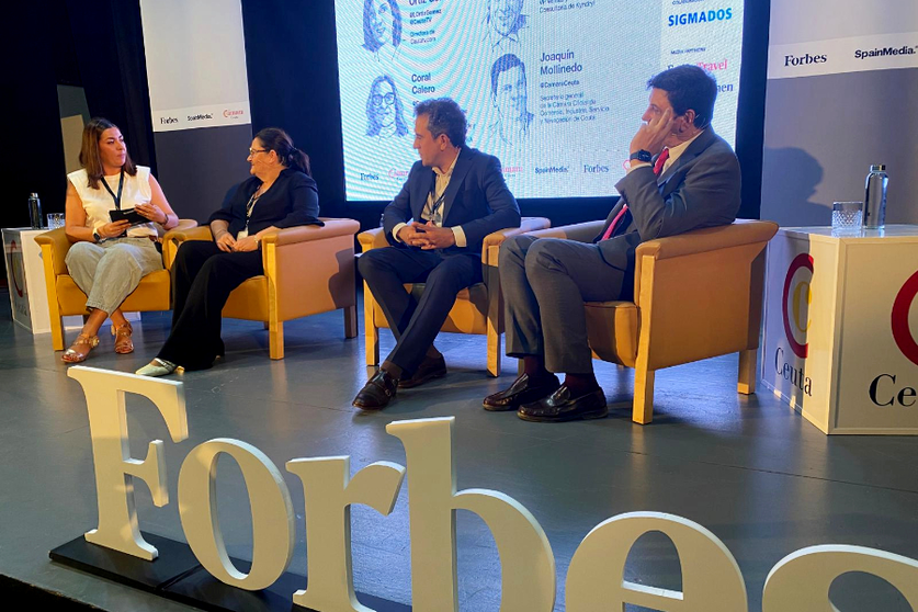Tecnolog&iacute;a y sostenibilidad han centrado una de las mesas de este Forbes Summit Reinventing Ceuta _ Pablo Mat&eacute;s