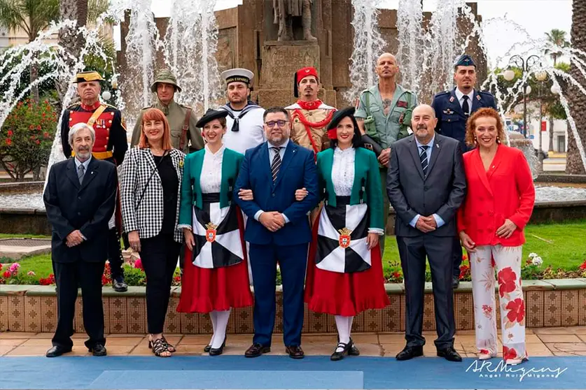 Conmemoraci&oacute;n del D&iacute;a de las Fuerzas Armadas por la Casa de Ceuta en Melilla / Cedida