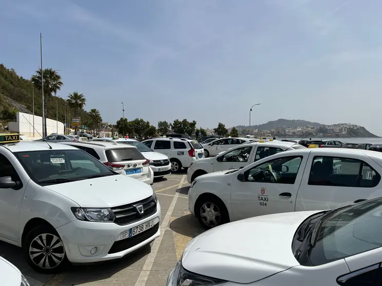 Los taxistas, concentrados en Juan XXIII/ Dani Hernandez