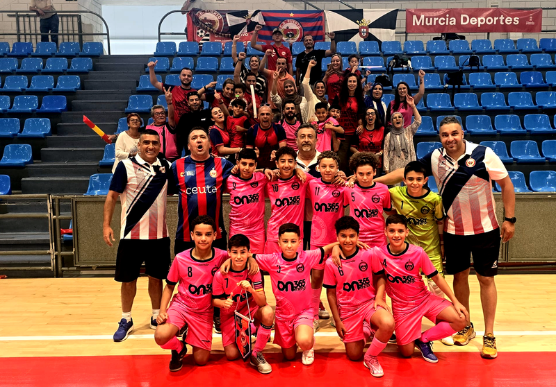 Tres triunfos y un empate_ Ceuta muestra su potencial en el Campeonato de Espa&ntilde;a de f&uacute;tbol sala