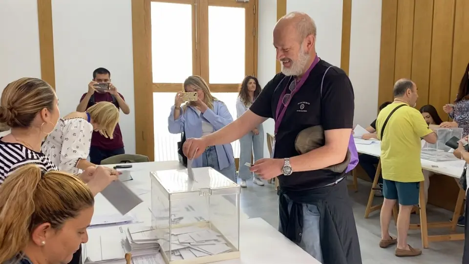 Rodr&iacute;guez votando este domingo en el San Agust&iacute;n / Archivo