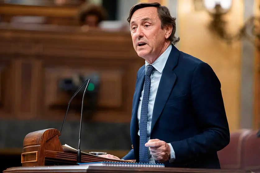 Rafael Hernando durante su intervenci&oacute;n. Foto:&nbsp;Congreso