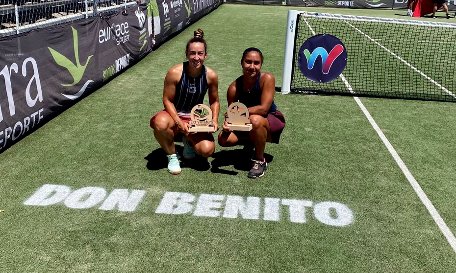 Olga Parres y Tamara Kostic levantan el t&iacute;tulo de campeonas en Don Benito