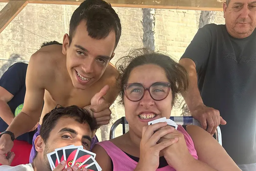 Usuarios de PROI en la Playa del Chorrillo